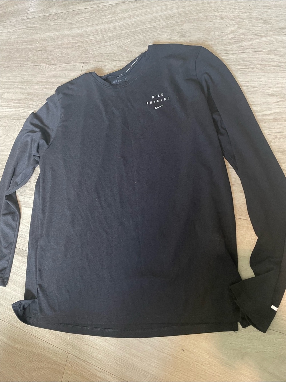 Nike Black Women's Long-Sleeve Dri-FIT Running Top